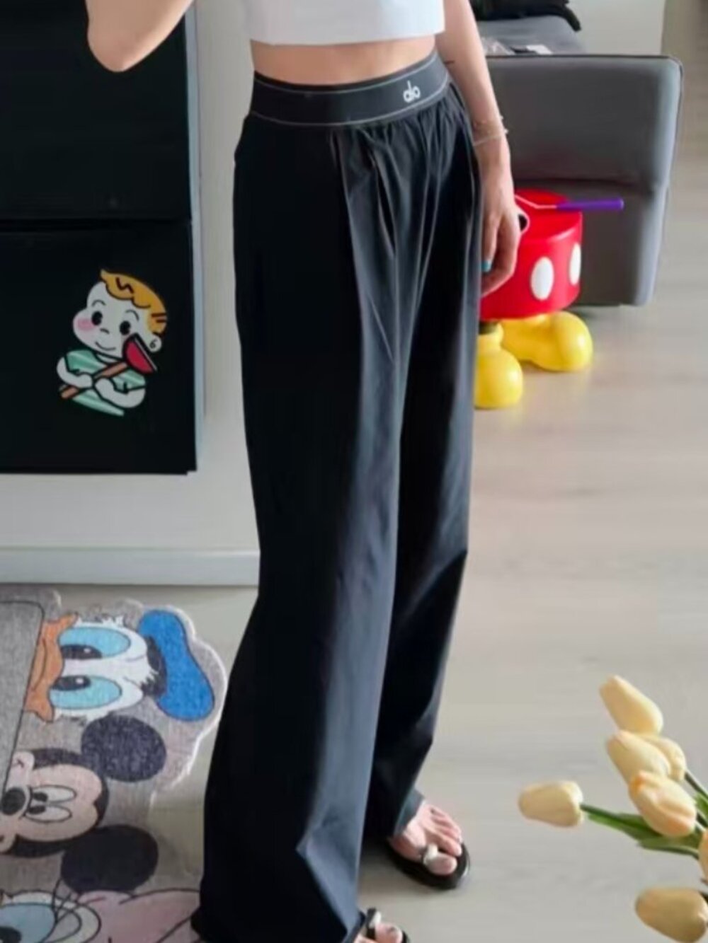 😊ALO Yoga Suit Up Trouser|Wide Leg Pants|Regular 30” Inseam😍M Only| Limited - Picture 8 of 8